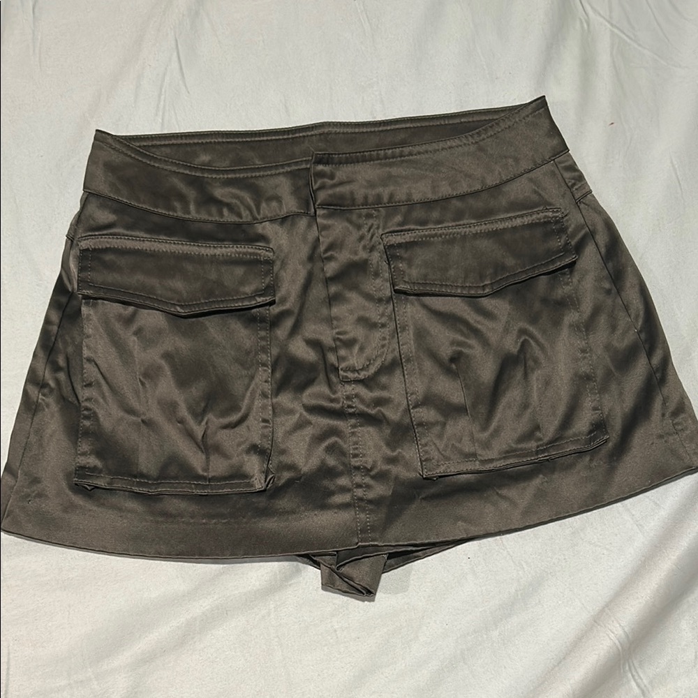 Stylish Green Skort
